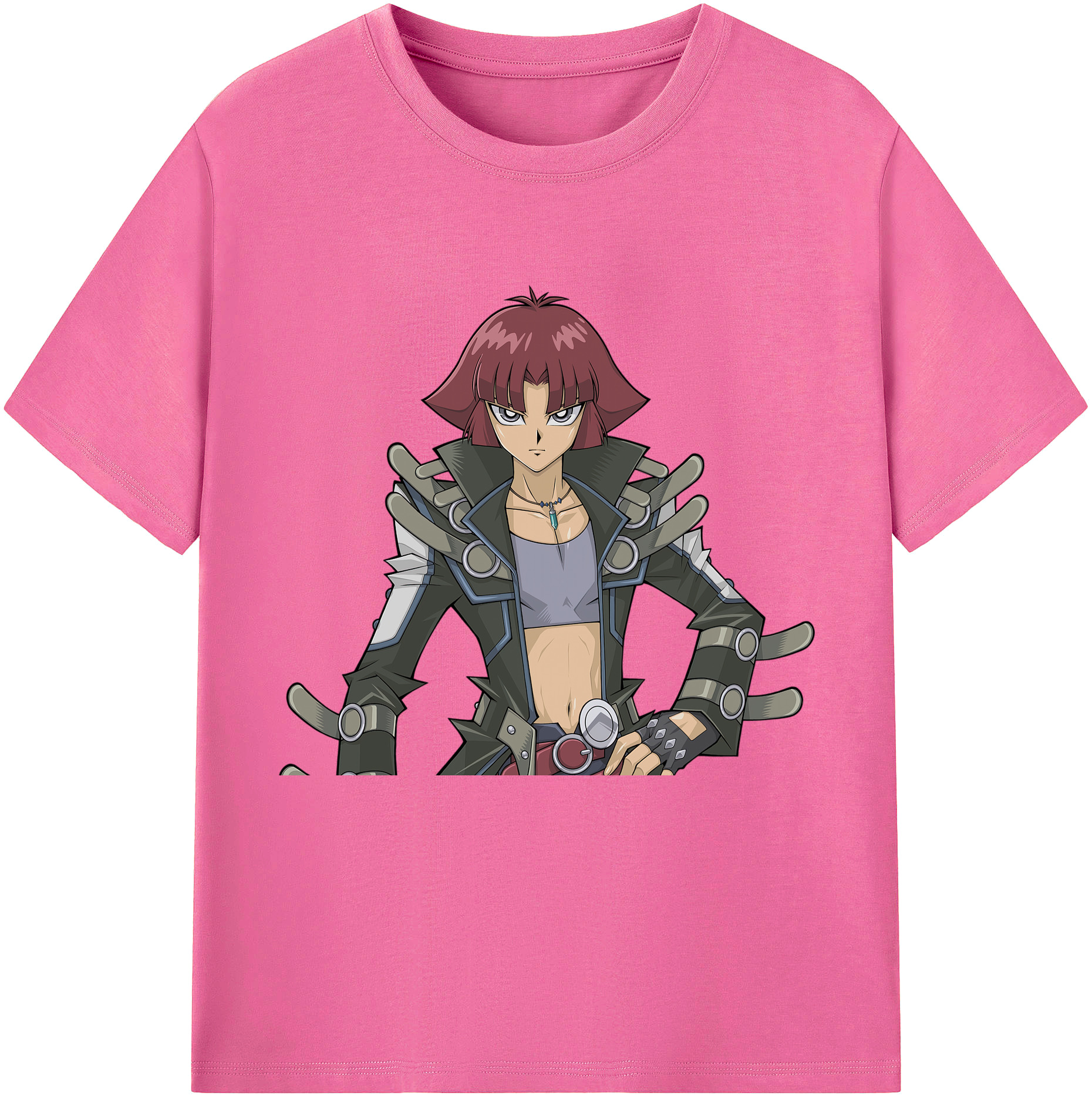 （画像用） 遊☆戯☆王 Yu-Gi-Oh! レディースカジュアルプリントTシャツ（綿100％）